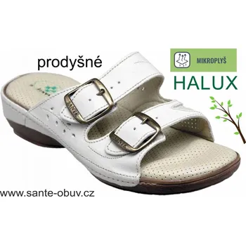Dámská zdravotní obuv SANTÉ N/124/3H/10 zdravotní pantofel bílá halux, bílá - 42