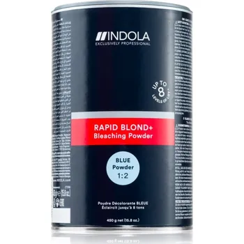 Odstraňovač barvy na vlasy Indola Rapid BLOND+ Bleaching Powder zesvětlující pudr na vlasy odstín Blue 450 g