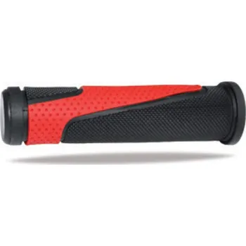 PROGRIP gripy PG807 ATV/JET SKI/MTB (22+22mm, délka 125mm) barva černá červená (dvoudílné)