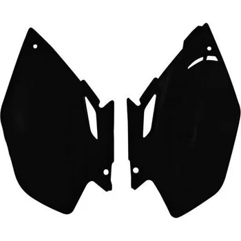 RACETECH boční tabulky zadní YAMAHA YZF 250/450 03-05, barva černá (FIYZFNR0300) (YA038620