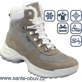 Dámská zdravotní obuv SANTÉ IC/459318 PIETRA zimní vych. obuv vel.37-42, --- - 42
