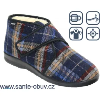 Dámská zdravotní obuv SANTÉ MJ/816 MODRÁ dom.obuv vel.41-46, --- - 42