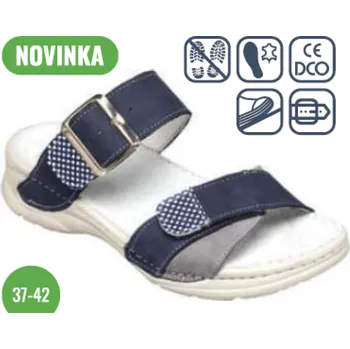 Dámská zdravotní obuv SANTÉ N/15/83 zdravotní pantofel modrá, --- - 38