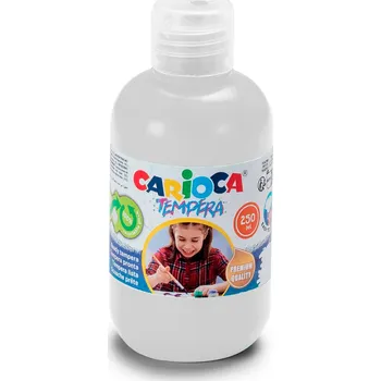Výtvárné potřeby Carioca Temperové barvy 250 ml Barva: Bílá