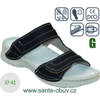 Dámská zdravotní obuv SANTÉ D/12/63/SP OCEANO zdravotní pantofel, modrá - 37