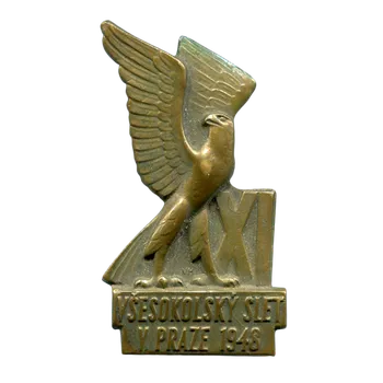 Sběratelství XI. Všesokolský slet v Praze 1948. Menší orel.