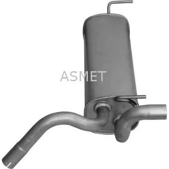 Tlumič výfuku Zadní tlumič výfuku ASMET 05.248