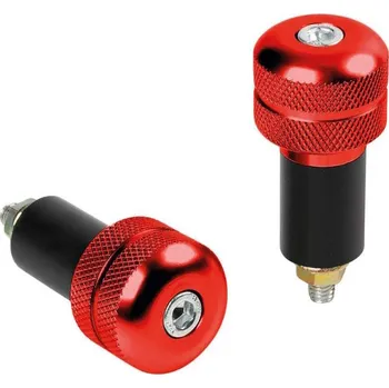 Řídítka Lampa Závažíčka do řídítek červená red 17/23 mm, koncovky na řidítka - 2x50g - 90324