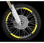 BLACKBIRD sada ochranných nálepek na ráfky barva žlutá, (RACING)