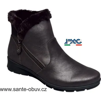 Dámská zdravotní obuv SANTÉ IC/205800 CAFE vycházková zimní obuv, vel.36-42, --- - 37