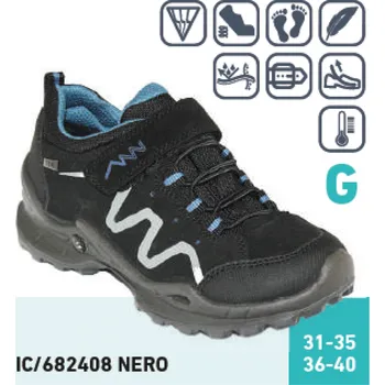 Dámská zdravotní obuv SANTÉ IC/682408 NERO vych. obuv vel.30-40 , černá - 38