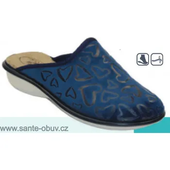 Dámská zdravotní obuv SANTÉ LX/4012 BLU domácí obuv, papuče vel.37-42, --- - 41