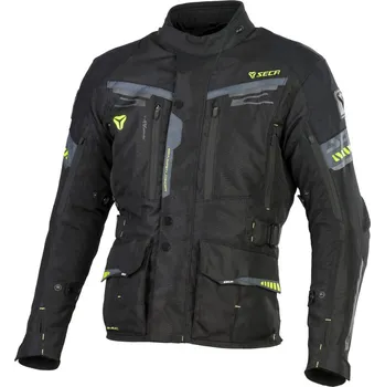 Moto bunda SECA ARRAKIS II černá textilní bunda, L