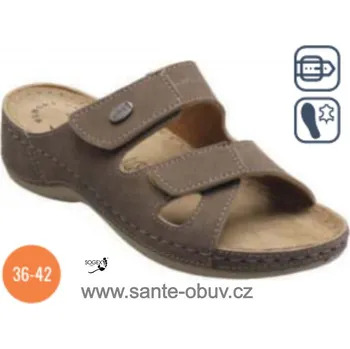 Dámská zdravotní obuv SANTÉ SG/305 TAUPE pantofel vel. 36-42, --- - 40