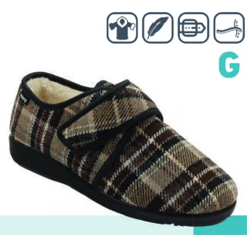 Dámská zdravotní obuv SANTÉ MJ/8092 HNĚDÁ domácí obuv, papuče, --- - 42