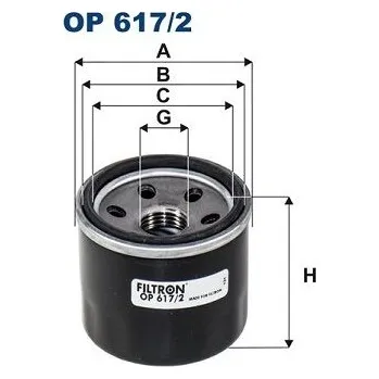 Olejový filtr Olejový filtr FILTRON OP 617/2