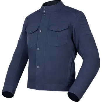 Moto bunda REBELHORN HUNTER tmavě modrá textilní bunda, 5XL