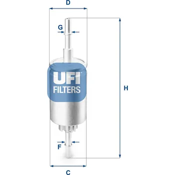 Palivový filtr Palivový filtr UFI 31.844.00
