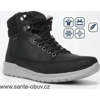 Dámská zdravotní obuv SANTÉ PE/181991-05 BLACK vycházková zimní obuv, --- - 46
