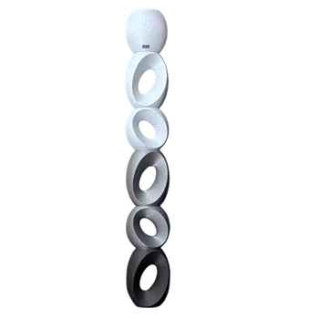 Stojací lampa Sike_cz Stojací Lampa Many Sophies šedá / stříbrná / bílá