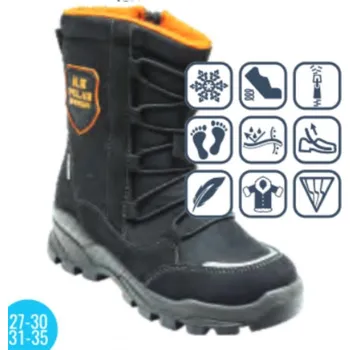 Dámská zdravotní obuv SANTÉ IC/282809 NERO zimní obuv vel.31-35, --- - 32