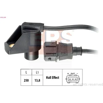 Čidlo automobilu Snímač, poloha vačkového hřídele EPS 1.953.245