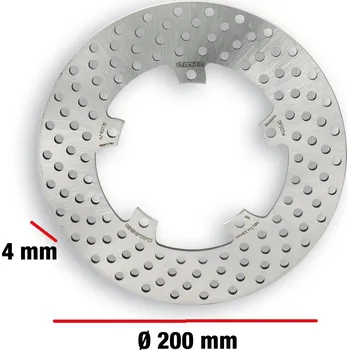 Brzdový systém Kotouč MALOSSI MHR 200 mm, Piaggio Zip SP 50, Hexagon 125 / 180, Vespa PX 125-200, ET2, ET4, LX, Primavera, Sprint 50-150ccm, LML Star 125-200 2T/4T M629078