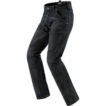 Moto oblečení SPIDI CREW, černé, obšívka Cordura®/denim bavlna jeans kalhoty, velikost 36