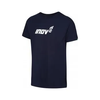 Pánské tričko Inov-8 COTTON TEE "INOV-8" M blue S; Modrá triko