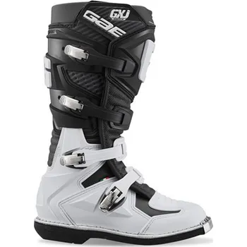 Moto obuv GAERNE GX-J dětské boty cross/enduro černé bílé, 37