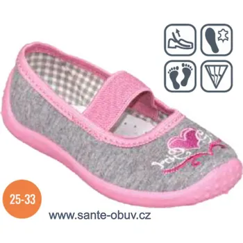 Dámská zdravotní obuv SANTÉ FG/002CA domácí obuv vel.25-33, --- - 33