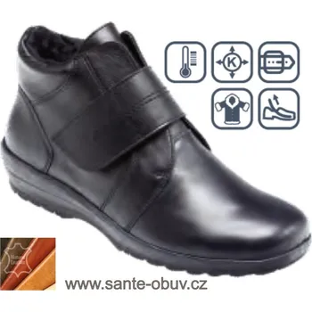 Dámská zdravotní obuv SANTÉ AL/7E09-4R NERO vych. obuv vel.37-42, černá - 40