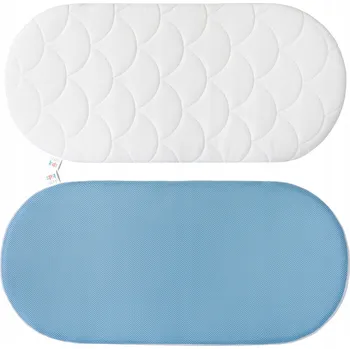 MATRACE DO KORBIČKY KOČÁRKU GONDOLY 72x33 Oboustranná do kolébky Modrá