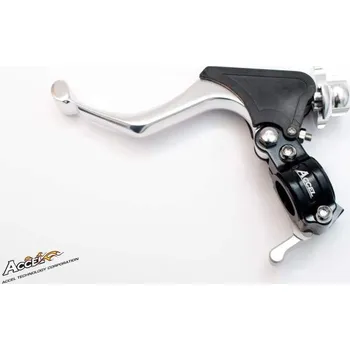 ACCEL uchycení páčky spojky kompletní + HOT START univerzální (kovaný) barva černá (3 pozi