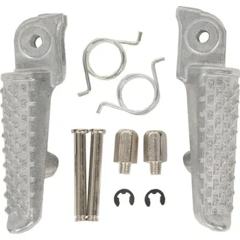 BIKETEC stupačky s upevněním HONDA CBR 600RR '07-14 STŘÍBRNÁ BARVA