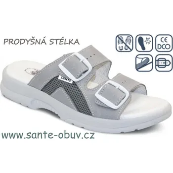 Dámská zdravotní obuv SANTÉ N/517/31S/17/BP ŠEDÁ zdravotní pantofel, --- - 40