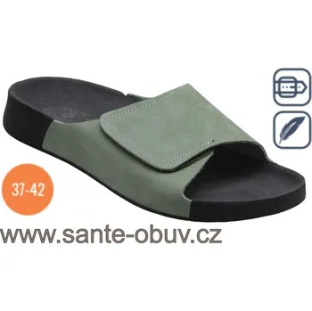Dámská zdravotní obuv SANTÉ CS/16504 GREEN pantofel vel. 37-42, --- - 38