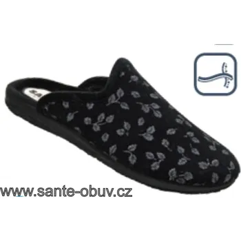 Dámská zdravotní obuv SANTE AB/29603 NERO domácí obuv vel.36-43, --- - 36