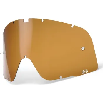 Motocyklové brýle 100percent náhradní plexi pro brýle 100% Barstow bronzové