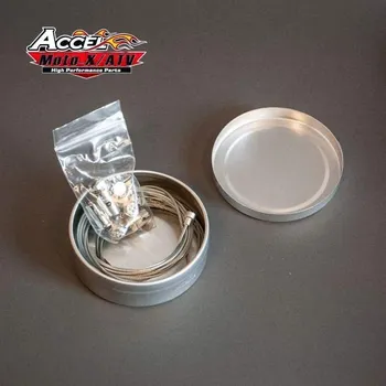 Palivový systém pro motocykl ACCEL opravná sada plynového a spojkového lanka