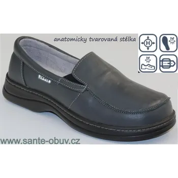 Dámská zdravotní obuv SANTÉ N/224/2L/21 ŠEDÁ vych. obuv, šedá - 40