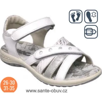 Dámská zdravotní obuv SANTÉ IC/731280 BIANCO vych. obuv vel. 26-30, --- - 30