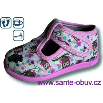 Dámská zdravotní obuv SANTÉ US/2002 SOVA domácí obuv vel.20-26, SOVA - 26