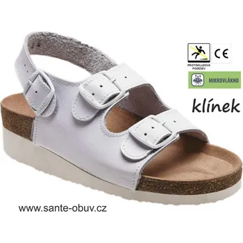 Dámská zdravotní obuv SANTÉ N/31/10/K zdravotní sandál bílá, bílá - 39