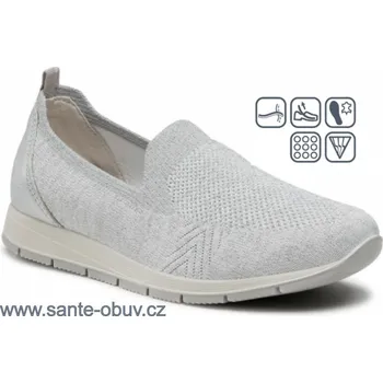 Dámská zdravotní obuv SANTÉ IC/156260 ARGENTO vych. obuv vel.36-42, --- - 40