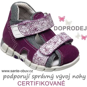 Dámská zdravotní obuv SANTÉ N/810/402/S75/A75 zdravotní obuv fialová vel.27-30, --- - 27