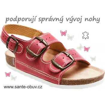 Dámská obuv SANTÉ D/303/C30/BP zdravotní sandál červená vel.31-35, červená - 35