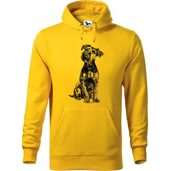 Dámská mikina Mikina - Velšterier Barva: Žlutá (04), Velikost: 3XL, Střih: Pánské