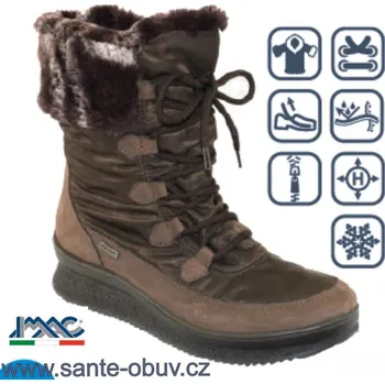 Dámská zdravotní obuv SANTÉ IC/456828 MORO vych. obuv vel.37-42, hnědá - 42