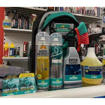 Univerzální čisticí prostředek Dárkové balení MOTOREX BATOH + čističe a kartáček